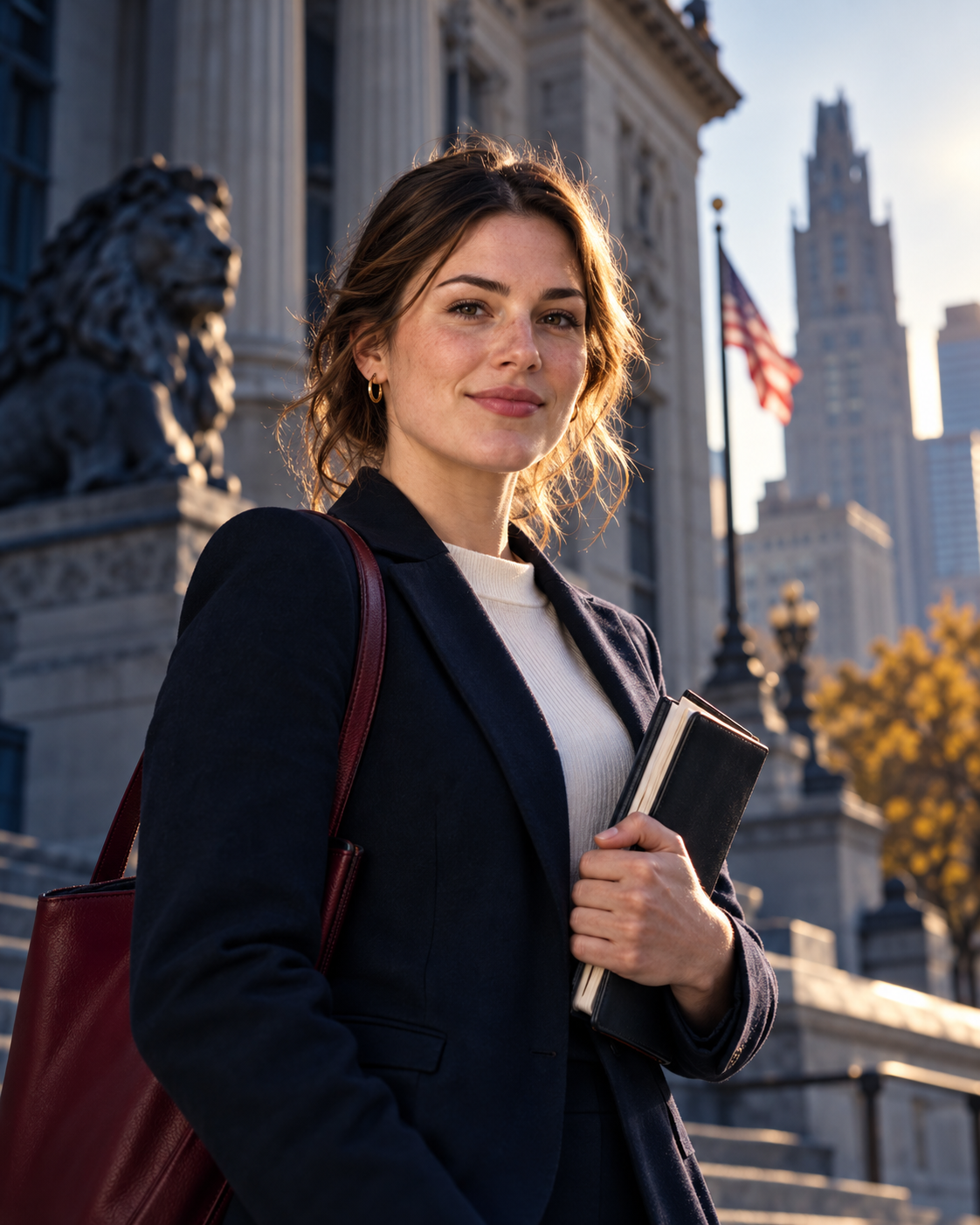 Claire, a law student persona